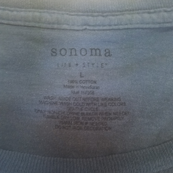MENS SONOMA BLUE T-SHIRT!!!!!!! - Picture 3 of 3
